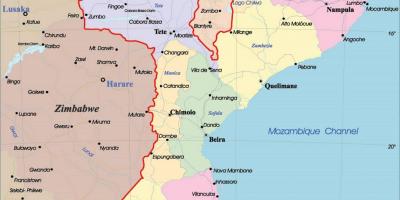 Mozambique carte politique