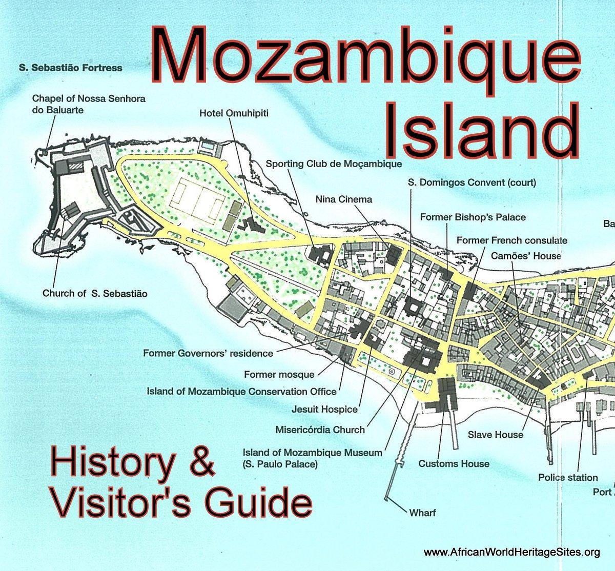 carte de l'île de Mozambique